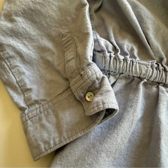 earth music&ecology Red Label- Chambray- Lightweight-Button Up- Dress-Women’s M - Picture 7 of 15